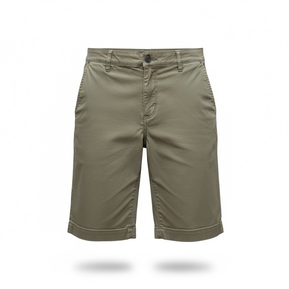 Pendleton Women's Bermuda Shorts 18 XXL Flat Front‎ Stretch Gray 12" High Rise